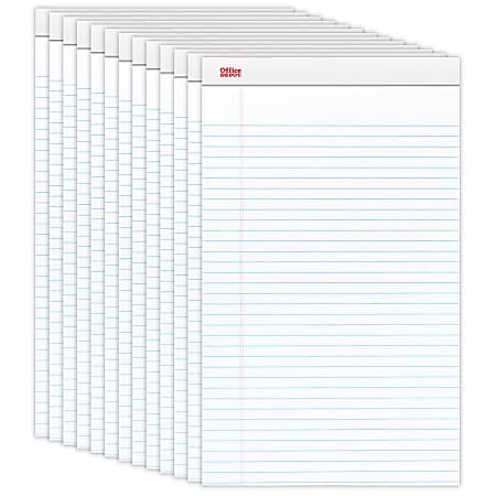 Office Depot Brand Ruled Filler Paper 8 12 x 11 Wide Ruled White