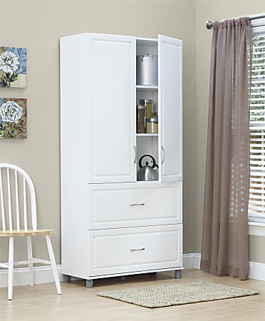 Ameriwood Home SystemBuild Kendall Storage Cabinet 2 Drawers 3