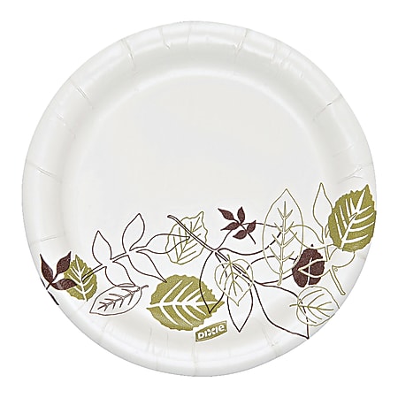 Dixie Heavyweight Paper Plates 5 78 Floral Design Carton Of 500
