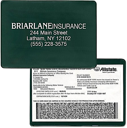 Allstate Id Card
