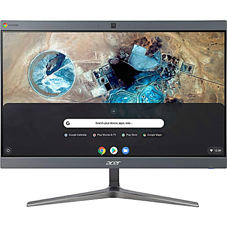 Acer® Chromebase CA24I2 All-In-One Desktop, 23.8" Screen, Intel® Celeron®, 4GB Memory, 128GB Solid State Drive, Chrome OS, DQ.Z18AA.001