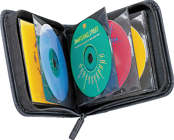 Case Logic® Koskin CD/DVD Wallet, 32 Capacity, Black