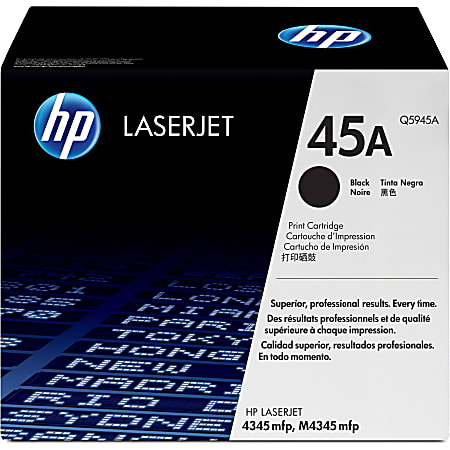 HP 45A Black Toner Cartridge, Q5945A