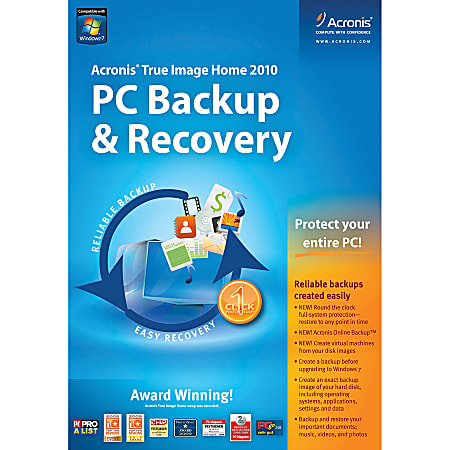 Acronis® True Image Home 2010, Traditional Disc