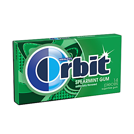 Orbit® Gum, Spearmint, 0.5 Oz