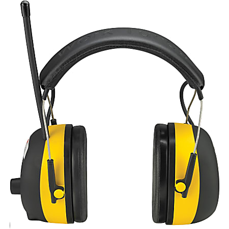 Tekk Protection Protection Digital WorkTunes Earmuffs - Stereo - Yellow, Black - Wired - Over-the-head - Binaural - Circumaural - 1 Tekk Protection Protection Digital WorkTunes Earmuffs - Stereo - Yellow, Black - Wired - Over-the-head - Binaural - Circumaural - 1