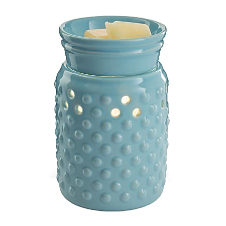Candle Warmers Etc Midsize Illumination Fragrance Warmer, 6-7/16" x 4-5/8", Hobnail