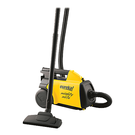 Eureka Mighty Mite® Canister Vacuum, Black/Yellow
