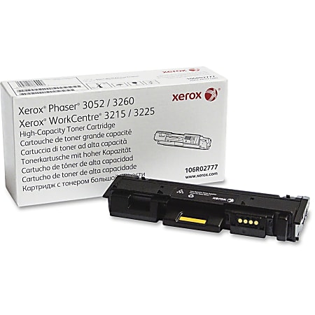Xerox® 3260/3215 Black High Yield Toner Cartridge, 106R02777