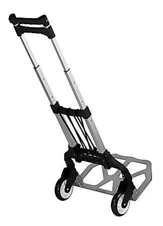 Mount-It! Folding Hand Truck And Dolly, 165 Lb Capacity