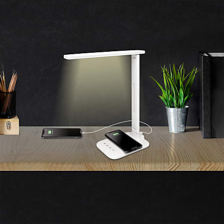 Ilive led desk lamp clearance with wireless charging