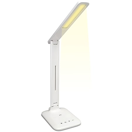 iLive LED Desk Lamp With Wireless Charging 13 H White
