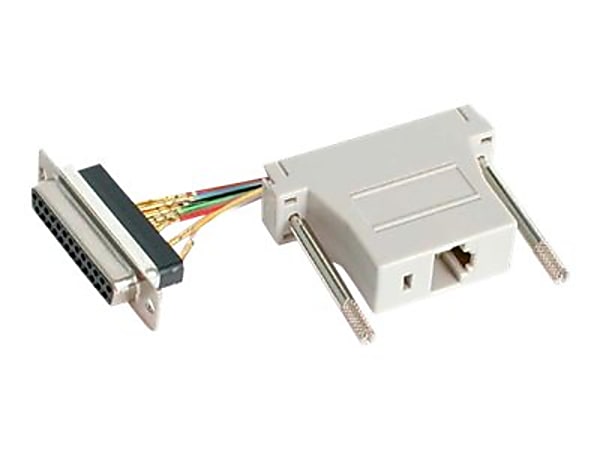 StarTech.com DB25 to RJ45 Modular Adapter - F/F - Serial adapter - DB-25 (F) to RJ-45 (F)