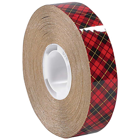 Scotch® 976 Adhesive Transfer Tape, 1" Core, 0.5" x 36 Yd., Clear, Case Of 72