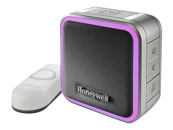 Honeywell Wireless Doorbell With Halo Light And Push Button, RDWL515A2000E