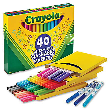 Crayola Ultra-Clean Washable Markers, 1 set - Playpolis