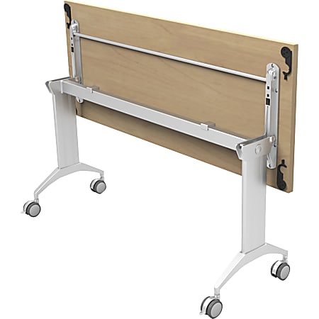Special-T Link 72" Table Flip Base, Metallic Silver Flip Base, 27.75"H x 17.50"W, Assembly Required