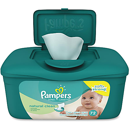 Pampers Natural Clean Wipes