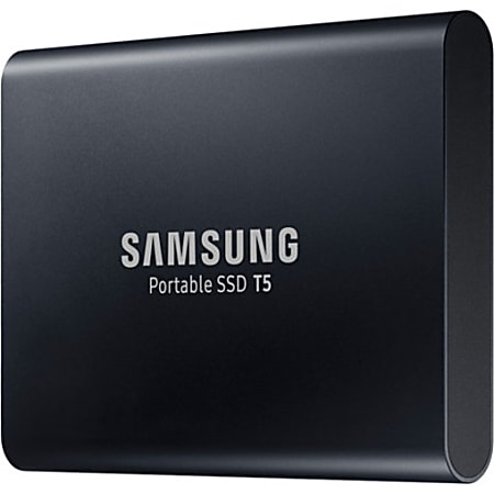 skuffe Næste nedenunder Samsung T5 1TB External Solid State Drive MU PA1T0BAM - Office Depot