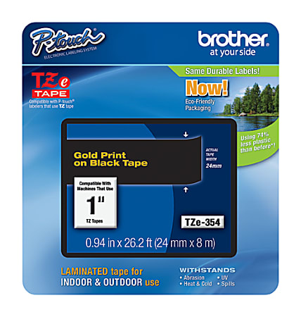 Brother P-Touch TZe Laminated Tape - 15/16&quot; -