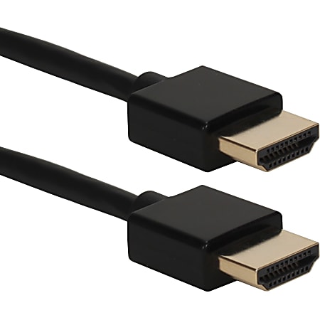 QVS High-Speed HDMI UltraHD 4K Thin Flexible Cable,