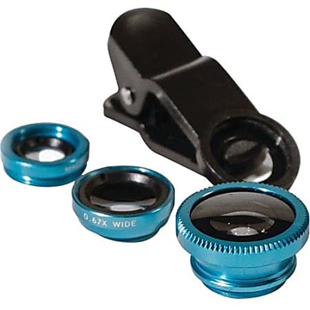 PoserSnap - Fisheye, Wide Angle, Zoom Lens Kit - Designed for Smartphone - 4"Length