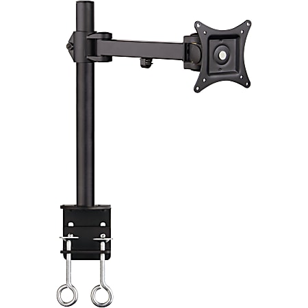 SIIG Full-Motion Monitor Desk Mount - 13" to 27" - Height Adjustable - 1 Display(s) Supported - 13" to 27" Screen Support - 22 lb Load Capacity - 75 x 75, 100 x 100 - VESA Mount Compatible