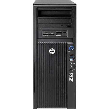 HP Z420 Convertible Mini-tower Workstation - 1 x Processors Supported - 1 x Intel Xeon E5-1607 v2 Quad-core (4 Core) 3 GHz