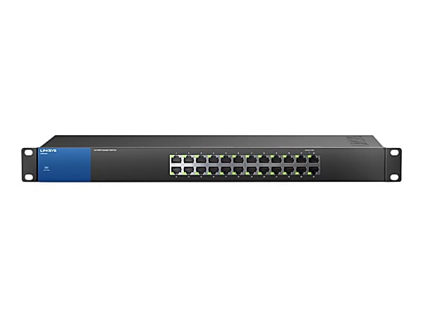 Linksys Business LGS124 - Switch - unmanaged - 24 x 10/100/1000 - rack-mountable - AC 100/230 V