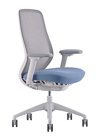 White frame office chair top