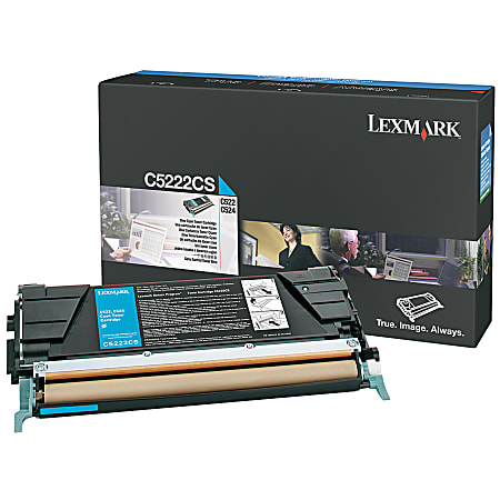 Lexmark™ C5220CS Return Program Cyan Toner Cartridge