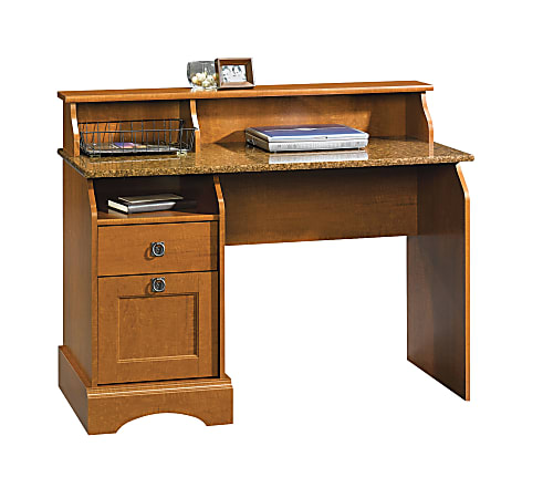 Sauder® Graham Hill Desk With Hutch,Autumn Maple