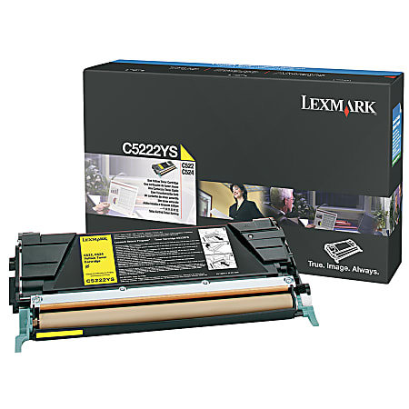 Lexmark™ C5220YS Yellow Return Program Toner Cartridge