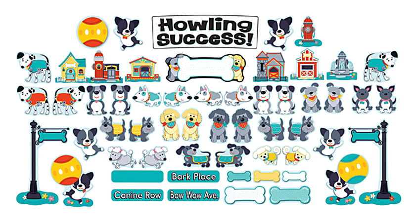 Carson-Dellosa Bulletin Board Set Hot Diggity Dogs Grades PK-5