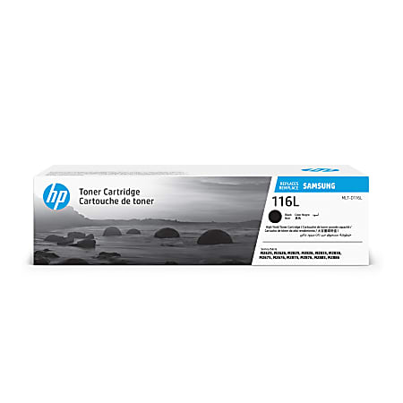 Samsung MLT-D116L (SU832A) High Yield Laser Toner Cartridge - Black - 1 Each - 3000 Black Samsung MLT-D116L (SU832A) High Yield Laser Toner Cartridge - Black - 1 Each - 3000 Black