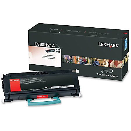 Lexmark™ E360H21A Black High Yield Return Program Toner Cartridge