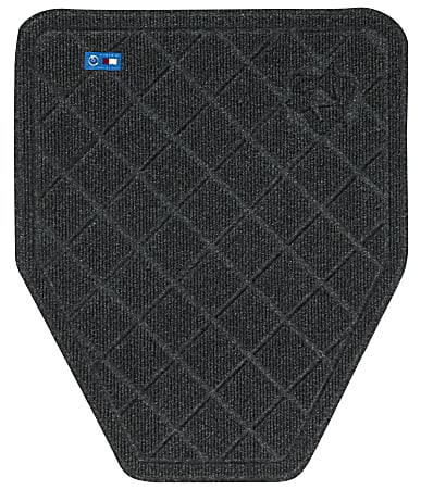 M+A Matting CleanShield Urinal Mats, 17 1/4" x 20 1/2", Charcoal, Pack Of 6