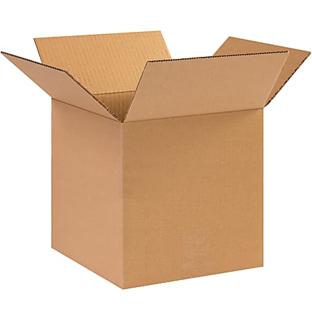 Partners Brand W5c Weather-Resistant Corrugated Boxes, 10" x 10" x 10", Kraft, Pack Of 25 Boxes