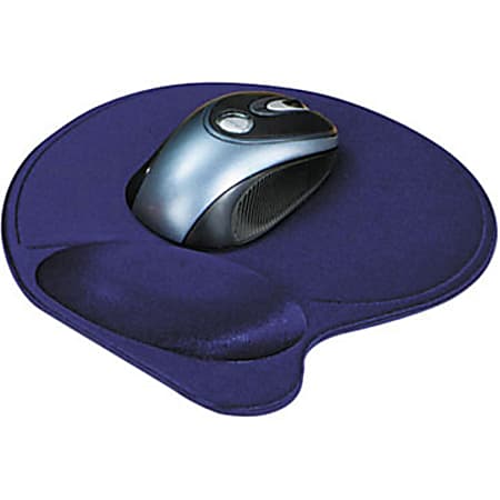 Kensington® Mouse Pad/Wrist Pillow, Blue