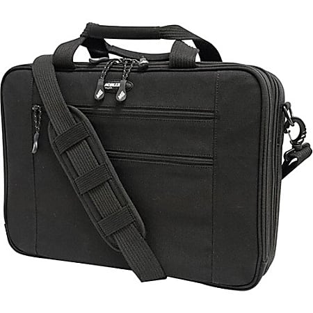Mobile Edge E-Collection Briefcase And Shoulder Strap, With 16" Laptop Pocket, Black