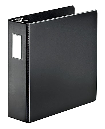 Cardinal® SuperStrength™ Reference 3-Ring Binder With Slant-D® Rings, 3" D-Rings, 45% Recycled, Black