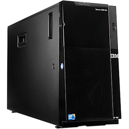 Lenovo System x x3500 M4 7383B2U 5U Tower Server - 1 x Intel Xeon E5-2609 Quad-core (4 Core) 2.40 GHz - 4 GB Installed DDR3 SDRAM - 6Gb/s SAS Controller - 0, 1, 10 RAID Levels - 1 x 750 W