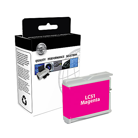 Clover Imaging Group™ Remanufactured Magenta Ink Cartridge Replacement For Brother® LC51M, CTGLC51M