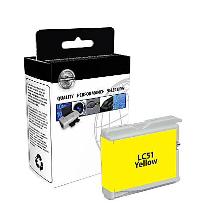 Clover Imaging Group™ Remanufactured Yellow Ink Cartridge Replacement For Brother® LC51Y, CTGLC51Y