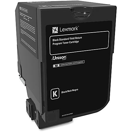 Lexmark 74C1SK0 Return Program Black Toner Cartridge - Office Depot