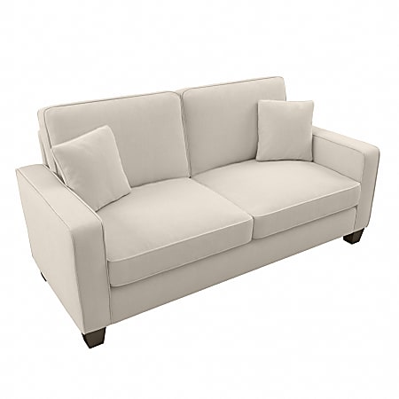 Bush® Furniture Stockton 73"W Sofa, Cream Herringbone,