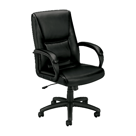 Hon Vl161 Executive Ergonomic Bonded, Leather Chair Office Depot