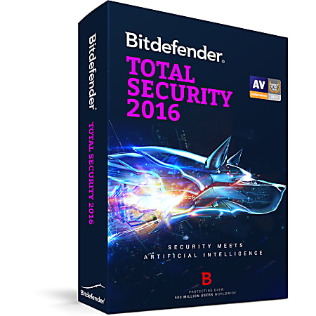 Bitdefender Total Security 2016 1 User 1 Year, Download Version