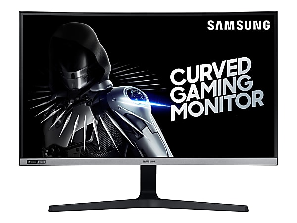 Samsung C27RG50FQN - CRG5 Series - LED monitor - curved - 27" - 1920 x 1080 Full HD (1080p) @ 240 Hz - VA - 300 cd/m² - 3000:1 - 4 ms - 2xHDMI, DisplayPort - dark gray/blue