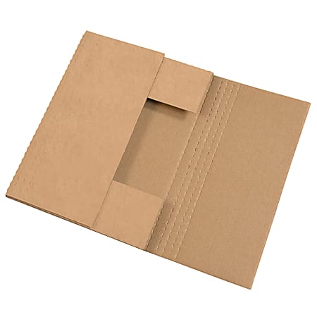 Partners Brand Easy Fold Mailers, 20" x 16" x 2", Kraft, Pack Of 50